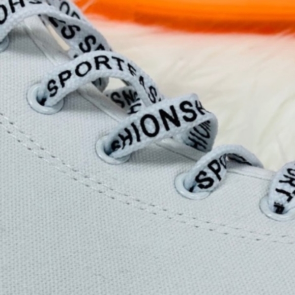 Flash sale Weeboo White Orange high top sneakers - Picture 5 of 9